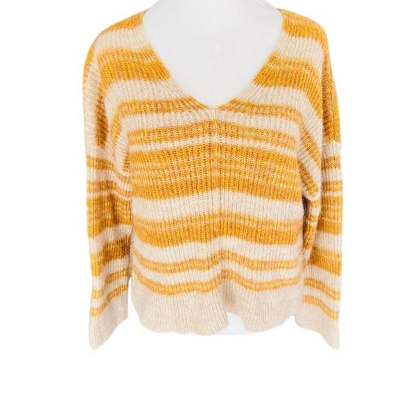 MADEWELL Space Dye Juniper V-Neck Pullover Sweater size M - Picture 5 of 9